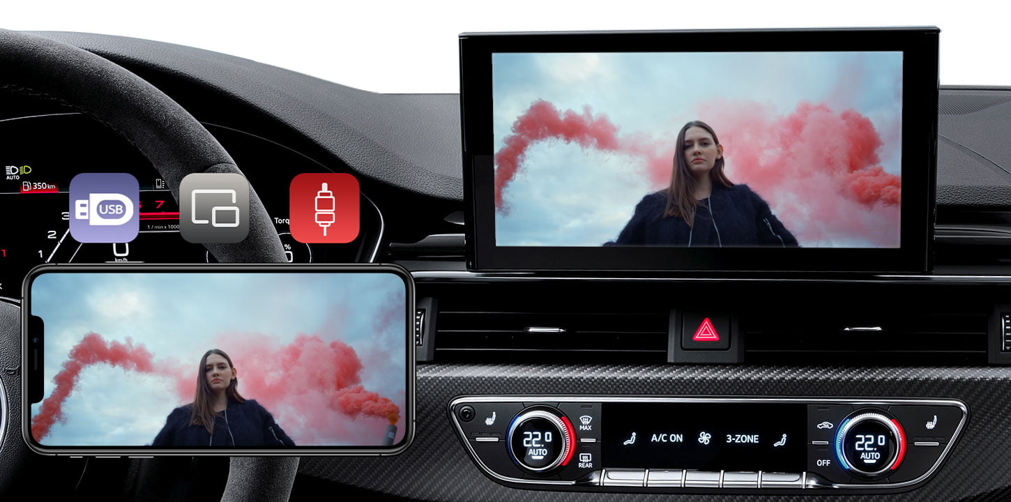 audi carplay box