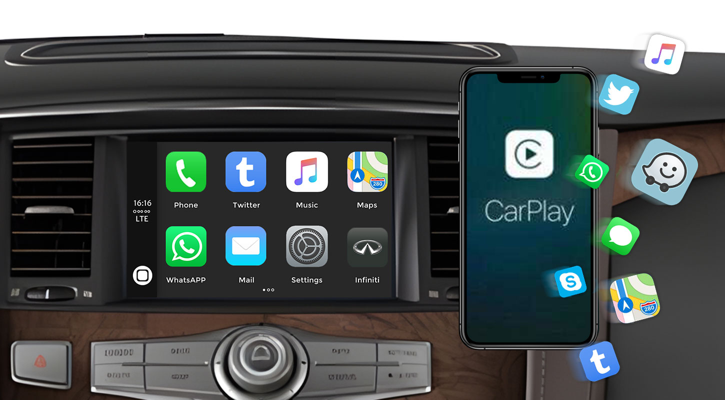 Android Auto Interface For Infiniti